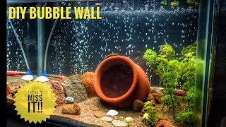 Fish Tank Bubble Wall 🫧  Easy DIY and Effective 🫧  By Vishal [upl. by Eisseb]