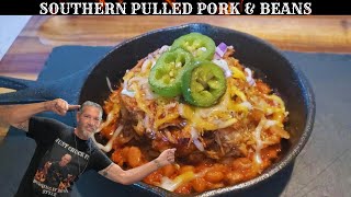 Southern Pulled Pork amp Beans Recipe [upl. by Ardehs704]