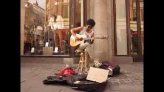 beautiful soothing acoustic guitar on the street in copenhagen [upl. by Penrose]