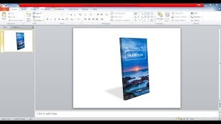 How To Turn Flat Book Cover Into 3D Book Cover Using MS PowerPoint [upl. by Merete]