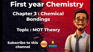 Molecular Orbital Theory  First year Chemistry  Chapter 3  According to Mdcat Syllabus [upl. by Osithe105]