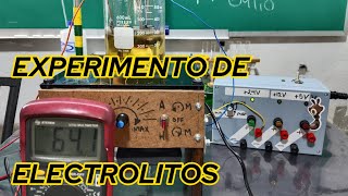 ELECTROLITOS FUERTES Y DEBILES1 quimica ciencia edutuber aprendizaje electricidad [upl. by Izy450]