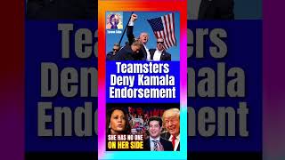 Teamsters DENY Kamala endorsement huge for swing states [upl. by Gable66]