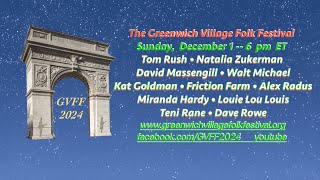 Greenwich Village Folk Festival GVFFDecember 2024 Edition [upl. by Ahserkal599]