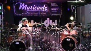 THOMAS LANG AND TONY ROYSTER JR Live  drum duo [upl. by Eimmij]