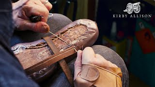 Bespoke Shoemaking With Dominic Casey ASMR  Kirby Allison [upl. by Narf]