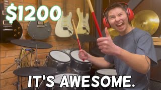 This CHEAP Acoustic Design Electronic Drum Kit is EPIC [upl. by Batholomew]