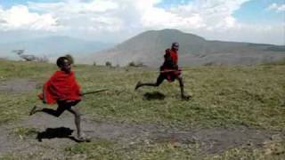 Maasai shepherd boys running [upl. by Vories239]