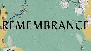 Remembrance Lyric Video  Hillsong Worship [upl. by Suriaj]