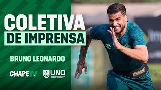 COLETIVA DE IMPRENSA PRÉJOGO  CHAPECOENSE x GOIÁS  ZAGUEIRO BRUNO LEONARDO [upl. by Nylimaj]