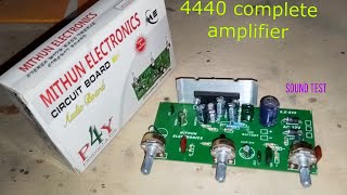 3 volume complete amplifier circuit 4440 Ic [upl. by Ursuline524]