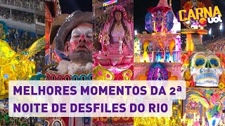 Carnaval 2023 Melhores momentos da 2ª noite de desfiles do Rio de Janeiro [upl. by Alcus]