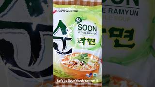 Nongshim Soon veggie🥕 ramyun🍜 shorts [upl. by Leiahtan]