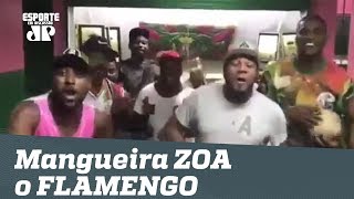 E o CHEIRINHO Mangueira ZOA o FLAMENGO em SAMBA [upl. by Annauj]