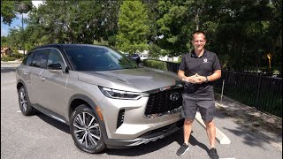 Is the 2022 Infiniti QX60 a BETTER luxury SUV than an Acura MDX [upl. by Breana834]