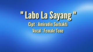 Karaoke Lagu Karo  Labo La Sayang [upl. by Connelly]