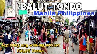 Walking BALUT TONDO highlights Exploring BALUT Tondo Manila Philippines RickyUragonvlog [upl. by Esir]