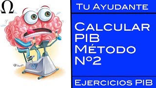 PIB  Ejercicios PIB  Método Nº2  Tu Ayudante Economía [upl. by Anerom]