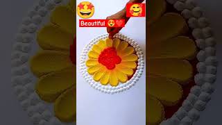 shortvideo rangoli 🤩😍❤️👍🥰🌈🎇🪔🙏 [upl. by Bryon]