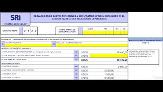 ✏️COMO LLENAR EL FORMULARIO DE GASTOS PERSONALES SRI 2023 ECUADOR LEY FORTALECIMIENTO FAMILIAR LEFAM [upl. by Eimile293]