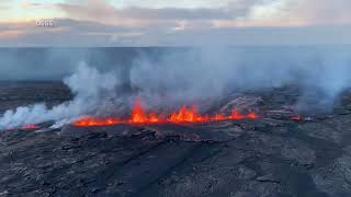 Hawaii Volcano Eruption Zone Flyover [upl. by Eniagrom]