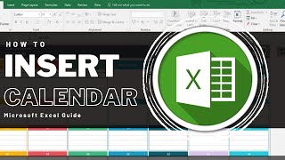 How To Insert a Calendar in MS Excel  Easy Guide [upl. by Gregrory35]