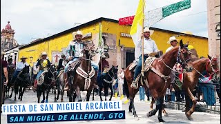 Cabalgata a San Miguel Arcángel en San Miguel de Allende GTO [upl. by Farro]