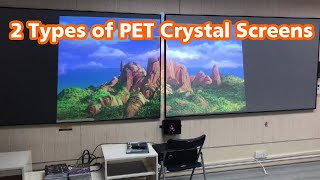 Different UST ALR PET Crystal Screens Comparison  WhatsApp 86 18826401386 [upl. by Ivie]