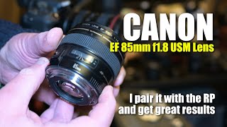 Canon EF 85mm f18 USM Lens Review  Used with the Canon RP [upl. by Merrick]