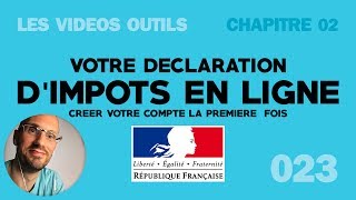 Déclaration dimpôt en ligne comment faire si cest la première fois [upl. by Eelnayr]