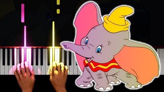 Dumbo  Baby Mine Piano tutorial  PVisualiano [upl. by Som321]