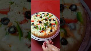 Tawa Pizza Recipe। Pizza At Home Without Oven। shorts pizza viralvideo youtubeshorts cooking [upl. by Chor193]