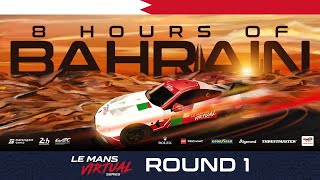 LIVE 8 Hours of Bahrain Race  Le Mans Virtual Series 2022 [upl. by Ylle]