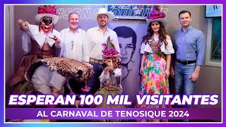 Esperan 100 mil visitantes al Carnaval de Tenosique 2024 [upl. by Airetnuhs]