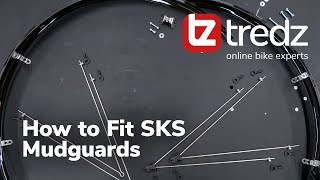 How to Fit SKS Mudguards  Tredz  Online Bike Experts [upl. by Raynard]