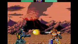 Mighty Morphin Power Rangers Megazord vs Dragonzord [upl. by Tybalt]