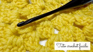 Incroyable tout ce quon peut faire avec ⬡ Tuto crochet facile 🧶 Idéal pull veste sac au crochet 🧶 [upl. by Geanine668]