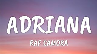 RAF Camora  Adriana Lyrics [upl. by Imeaj]