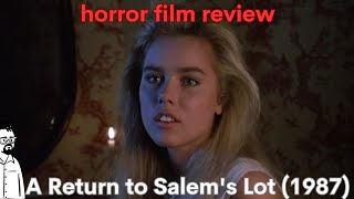 film reviews ep374  A Return to Salems Lot 1987 [upl. by Ahsiekam759]