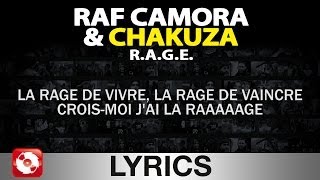 RAF CAMORA amp CHAKUZA  RAGE AGGROTV LYRICS KARAOKE OFFICIAL VERSION [upl. by Kilah]