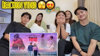 REACTING TO OUR 1ST COVER MUSIC VIDEO  Maaya   it’s me Muskan [upl. by Dermott]