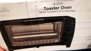 UnboxingReview Mainstays Toaster Oven Cod amp Cheesy Brussel Sprouts Details in Description [upl. by Ennaj]