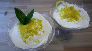 Mousse de limão 🍋 Sobremesa rápida  3 ingredientes [upl. by Sianna]