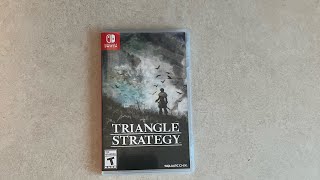 Unboxing Triangle Strategy  Nintendo Switch [upl. by Yremrej638]