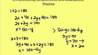 13 Collinearity Betweenness amp Assumptions Practice [upl. by Tiphany285]