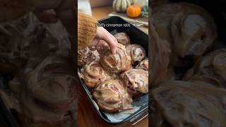 Cinnamon rolls 😍 recipe baking cinnamoroll [upl. by Mackenie]