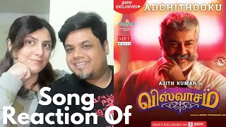 Viswasam Adchithooku Adchitooku Full Video Song ReactionForeigner VS Indian Reaction [upl. by Meakem327]