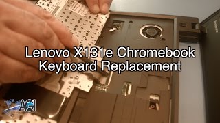 Lenovo ThinkPad X131e Chromebook Keyboard Replacement [upl. by Gnil944]