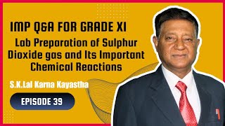 Lab Preparation of Sulphur Dioxide gas and Its Important Chemical Reactions [upl. by Schell]