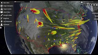 Apocalypse United States Nuclear Attack Simulation on USA [upl. by Arodoet]